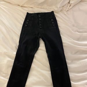 JBRAND Distressed Black Skinny Jean